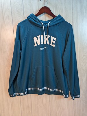 Nike Hoodie Womens Sz XL Blue Long Sleeve Casual Workout