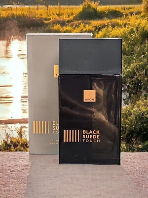 Avon BLACK SUEDE Touch Herren Parfum Toilette Spray  holzig Kaschmir Vanille