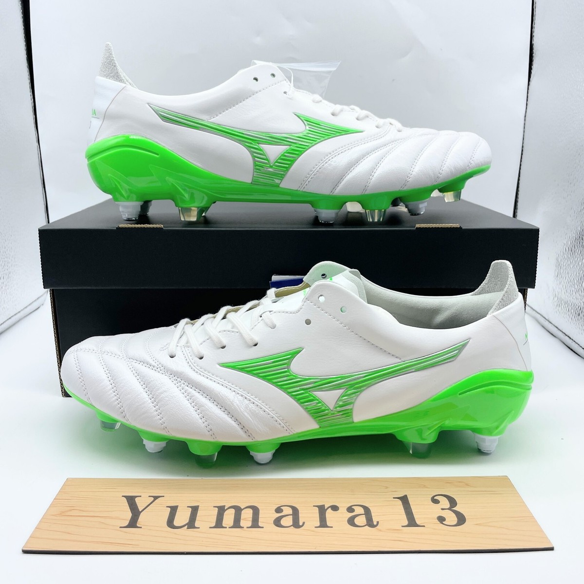 Mizuno MORELIA Neo 4 IV Japan Mix White Neon Green P1GC253037