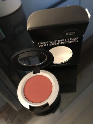 MAC powder kiss soft matte eye shadow in devoted to chili .05 oz New In Box