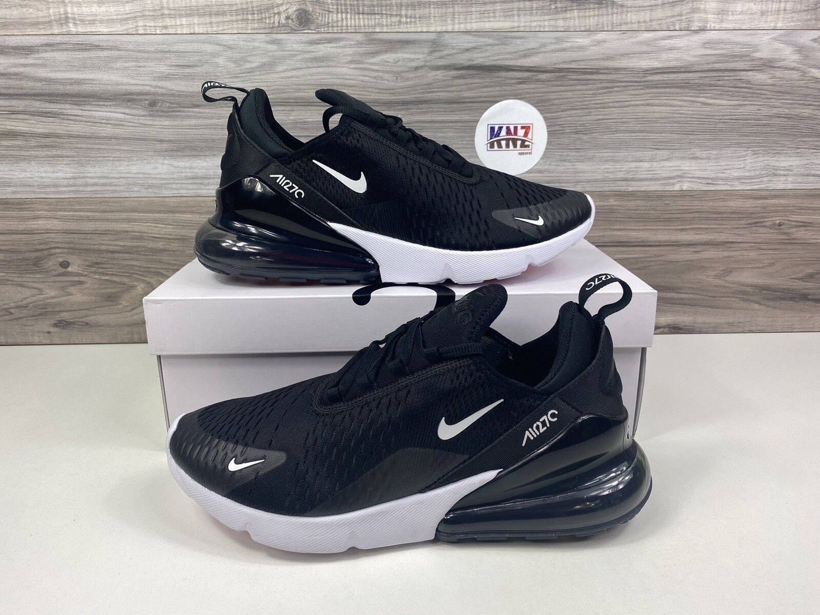 NEW Men\u0026#039;s Nike Air Max 270 Black White Sneakers (AH8050 002) Multi  Size | eBay