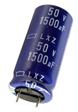 1500uF 50v, Chemicon (JAPAN) LXZ, 105C, Low ESR -ref:A12
