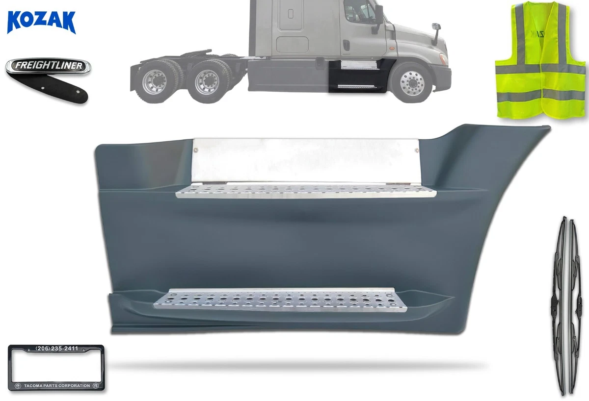 Side Fairing Step Panel Right Freightliner Cascadia 2008-2017 125 Steps u0026  Trim | eBay
