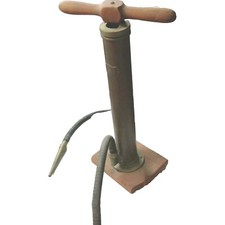 Ancienne pompe à main en laiton et bois – Ch. Vadon Roanne – 70 cm – 6 kg 