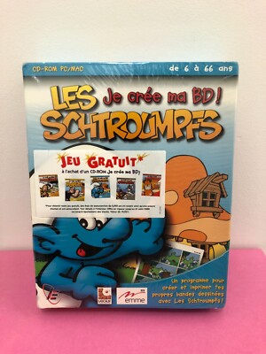Les Schtroumpfs - Je Crée Ma BD! - PC Big Box - Neu & Versiegelt - Die Schlümpfe