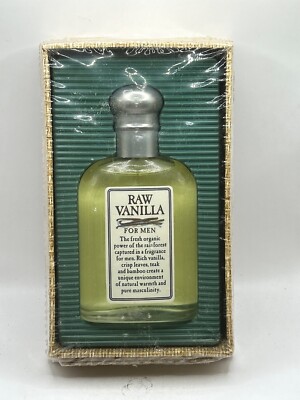 RAW VANILLA BY COTY 75ML VINTAGE COLOGNE SPRAY (NEW WITH BOX & SEALED)