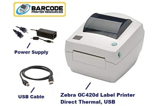 Zebra GC420d Barcode Label Printer 