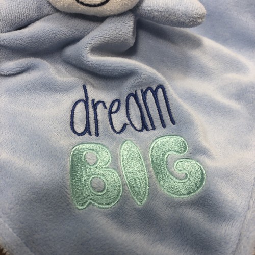 Baby Starters Cow Lovey Dream a Little Dream Security Blanket Rattle Plush Soft - Imagen 3 de 8