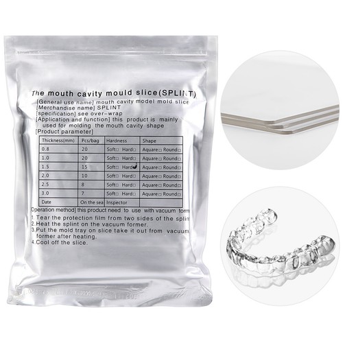 Dental Thermoforming Splint Retainer Sheet 1.0/1.5/2.0 /Vacuum Forming Machine - Picture 5 of 34