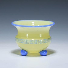 Tango Glas Vase Loetz / Klosterm&uuml;hle um 1915 - &Oslash; 12,2 cm