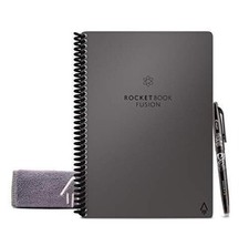 Rocketbook Fusion Smart Reusable Notebook - Calendar To-Do Lists and Note Tem...