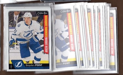 BRAYDEN POINT 2016/17 OPC O-Pee-Chee ROOKIE CARD #682 Tampa Bay Lightning RC!