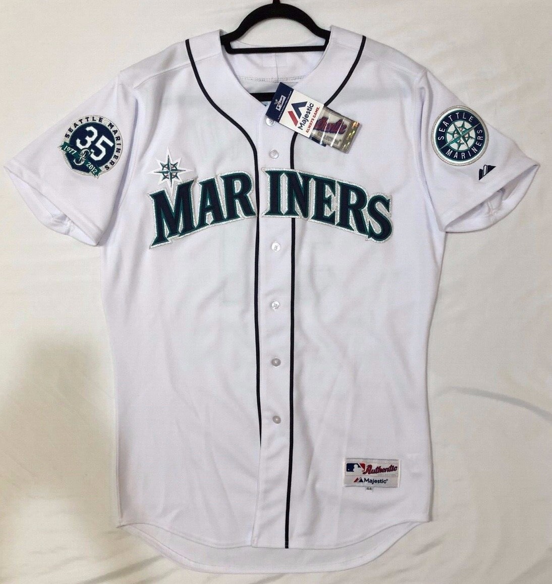 Authentic Majestic 60 4XL, SEATTLE MARINERS, ICHIRO SUZUKI, On