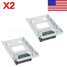 2PCS 2.5" SSD to 3.5" Adapter Bracket For HP Z820 Z840 Z620 Z640 668261-001