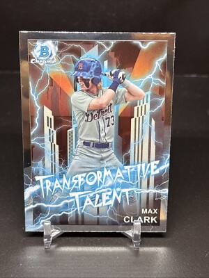 Max Clark 2023 Bowman Chrome Transformative Talent