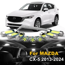 11x Interior LED Light Bulbs White Map License Plate For Mazda CX5 2013-2024