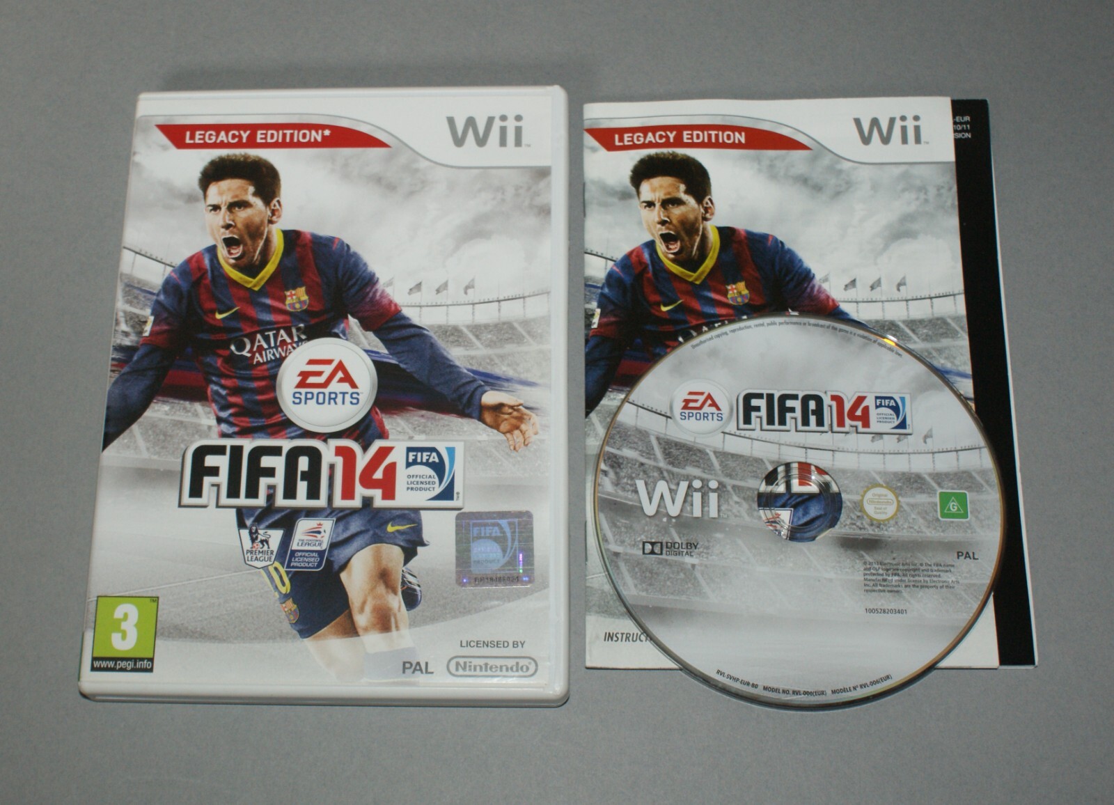 Fifa 14 Nintendo Wii Game - PAL + Manual *