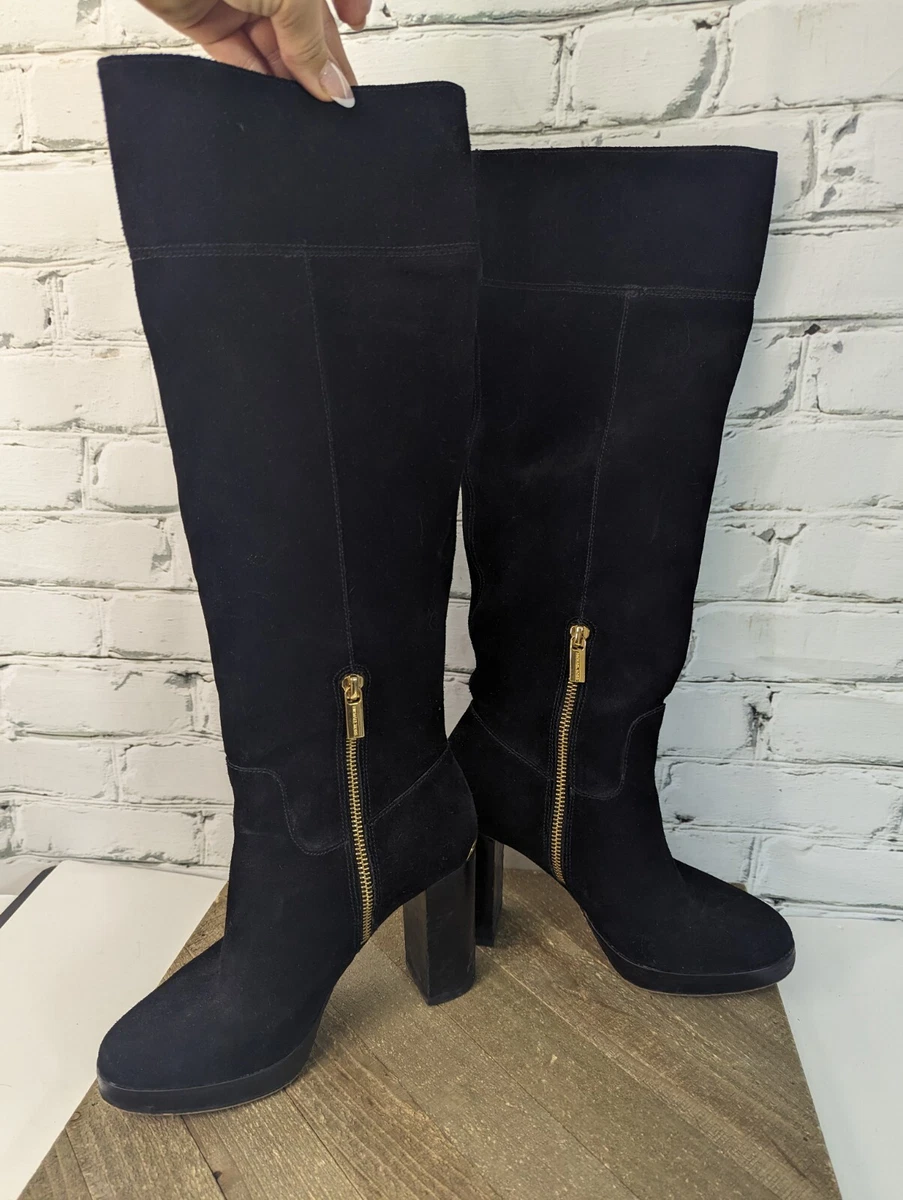 Michael kors regina suede 2024 boots