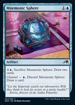 MNEMONIC SPHERE X4 (ONE IS FOIL!) *KAMIGAWA: NEON DYNASTY*