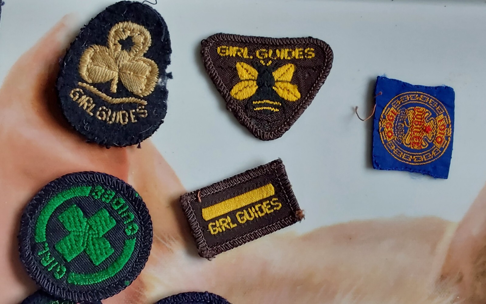 Small lot of girl guide and boy scout badges eBay