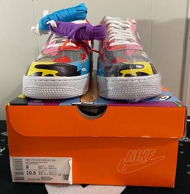 Size Nike Air Force Low x Ruohan Wang Multi-Color 2020