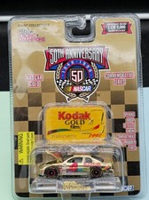 NASCAR Racing Champions 4 Bobby Hamilton Gold 50th Anniversary 1:64 Car -New
