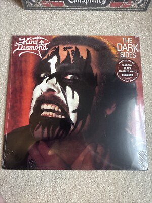King Diamond   The Dark Sides - Maroon Black Marbled LP Vinyl Record 092/300 OOP