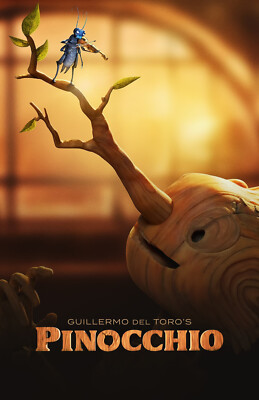 AA1779 Guillermo del Toros Pinocchio Film 2022 Movie Poster 11x17