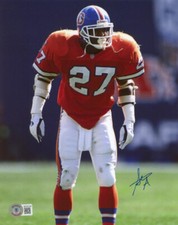 STEVE ATWATER SIGNED AUTOGRAPHED 8x10 PHOTO DENVER BRONCOS LEGEND BECKETT BAS