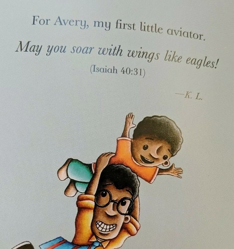 Children's Book FLYING! Large Colorful Christian Theme Gift African American Boy - Picture 5 of 12