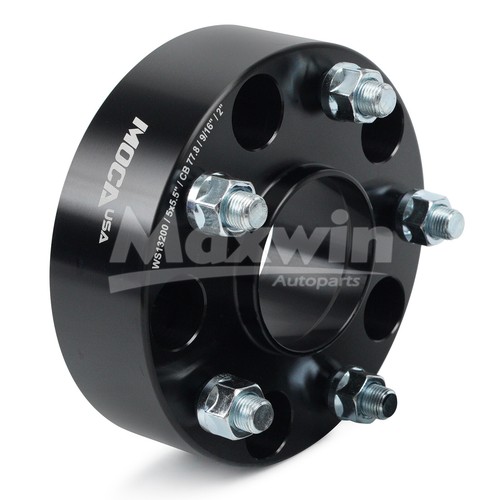 2Pcs 2" Wheel Spacers 5X5.5 fit Ram 1500 Chrysler Dodge Dakota 77.8mm 9/16" Stud - Picture 4 of 13