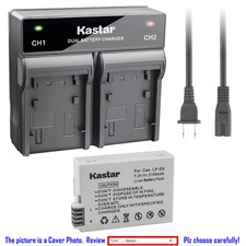 Kastar Battery Fast Dual Charger for Canon LP-E8 E8  Canon EOS Rebel T2i Camera