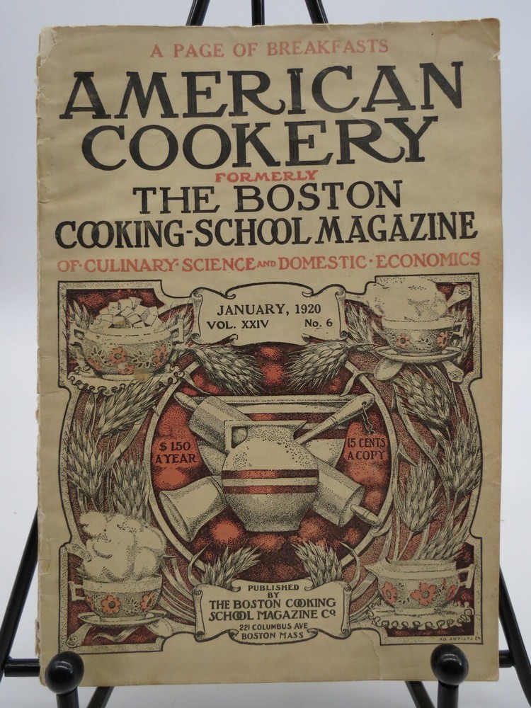 AMERICAN COOKERY MAGAZINE, JANUARY 1920 1920