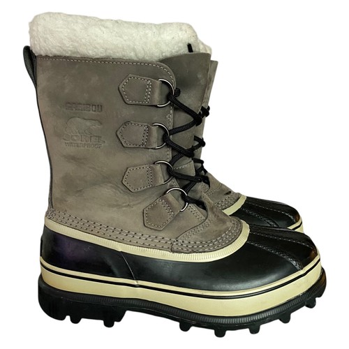 Sorel Caribou Waterproof Snow Boot Grey Lined NL8040-051 Ladies UK6 EU39 USA8 - Picture 9 of 14