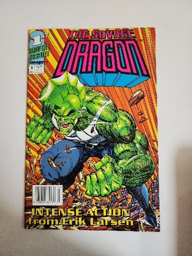 THE SAVAGE DRAGON BRUTAL 1st ISSUE IMAGE COMICS 1992 ERIK LARSEN JULY 1992