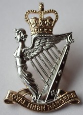 British Army, Royal Irish Rangers Cap Badge. A/A. (O133)