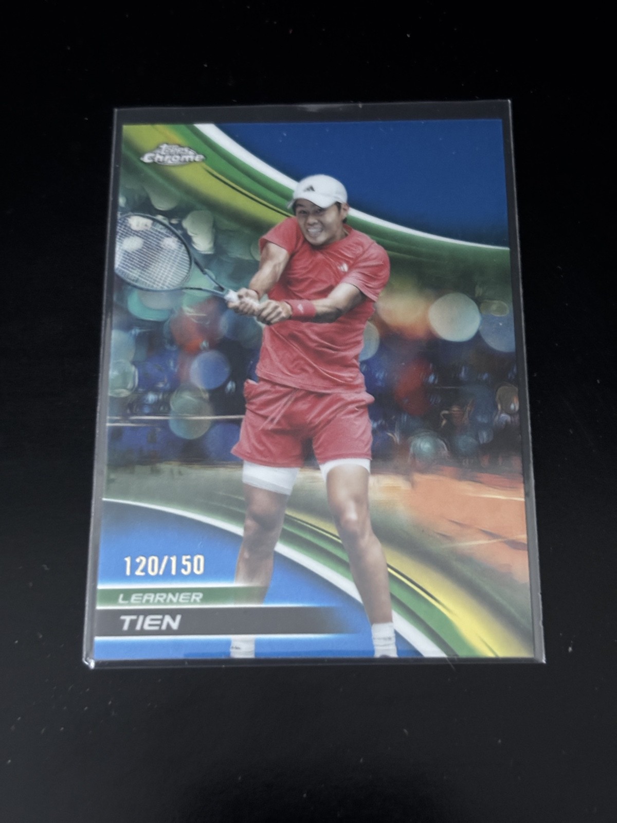 2025 Topps Chrome - Learner Tien #147 Blue Refractor /150