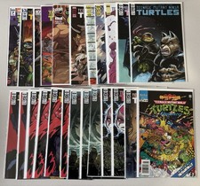 Huge Lot Of 24 TMNT Comic Books IDW, Eastma And Laird, Archie, Jennika Very Nice