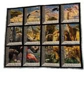 Hand stitched Quilt vintage Zoo Animals Nursery/Toddler/School age Wall/ Bedding