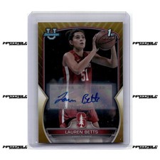 2022-23 Bowman U Chrome - Gold #49 Lauren Betts Rookie Auto 8/50