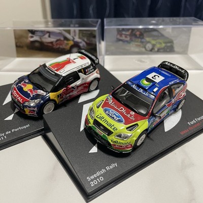 Rally Collection WRC Ford Focus RS 2010 Citroen DS3 2011 Set of 2 1/43 Minicar