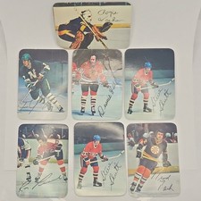 Topps 1977 Rogatien Vachon Tim Young Dennis Hull NHL 5 Card Autograph Lot Hockey
