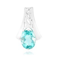 Cavill Fluorit AnhäNger 1,61Ct Oval 925 Sterlingsilber Damen Schmuck