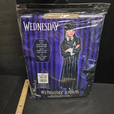 Rubies WEDNESDAY ADDAMS Kids HALLOWEEN COSTUME Girls Large (10/12) - NEW NIP
