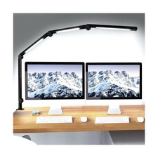 LED Desk Lamp with Clamp & Flexible Arm - 3 Light Sources, 4 Co... USA FAST SHIP
