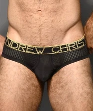 Andrew Christian Almost Naked Retro Brief: Black - 92418 -Med, Large & X-Large