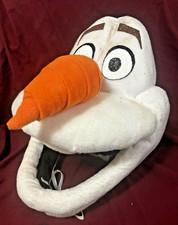 Disney Frozen Peluche Olaf Muñeco de Nieve Adulto Halloween Máscara Disfraz Tocado Raro Difícil de Encontrar