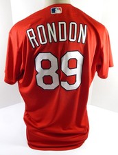 2020 St. Louis Cardinals Angel Rondon #89 Game Issued Used Red Jersey BP ST 46 3