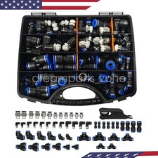 53 Pcs Quick Connect Air Hose Fittings Kit 1/8" 1/4" 3/8" 1/2" Air Line Quick