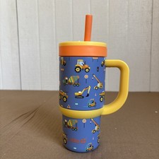 Oasis 14Oz Stainless Steel Toddler Tumbler with Handle  Retracting Straw, 100 